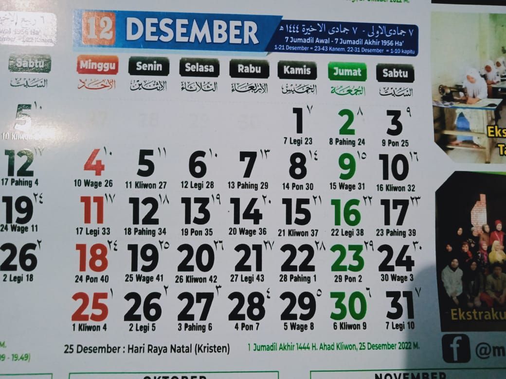 Kalender Desember