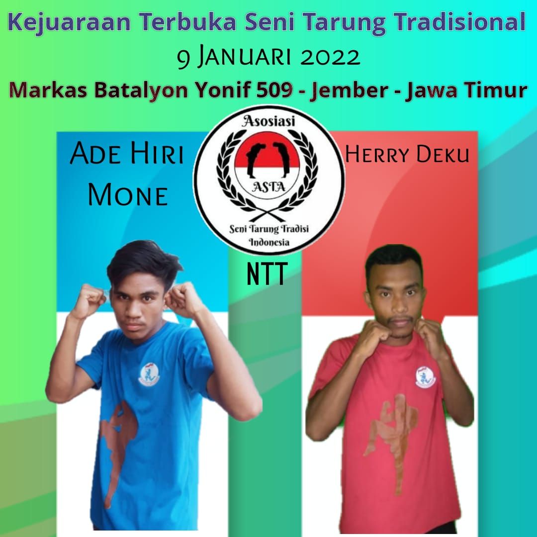 Atlet Muaythai dari ASTA NTT yang akan mengikuti Kejuaraan Terbuka Seni Tarung Tradisional di Jember Jawa Timur