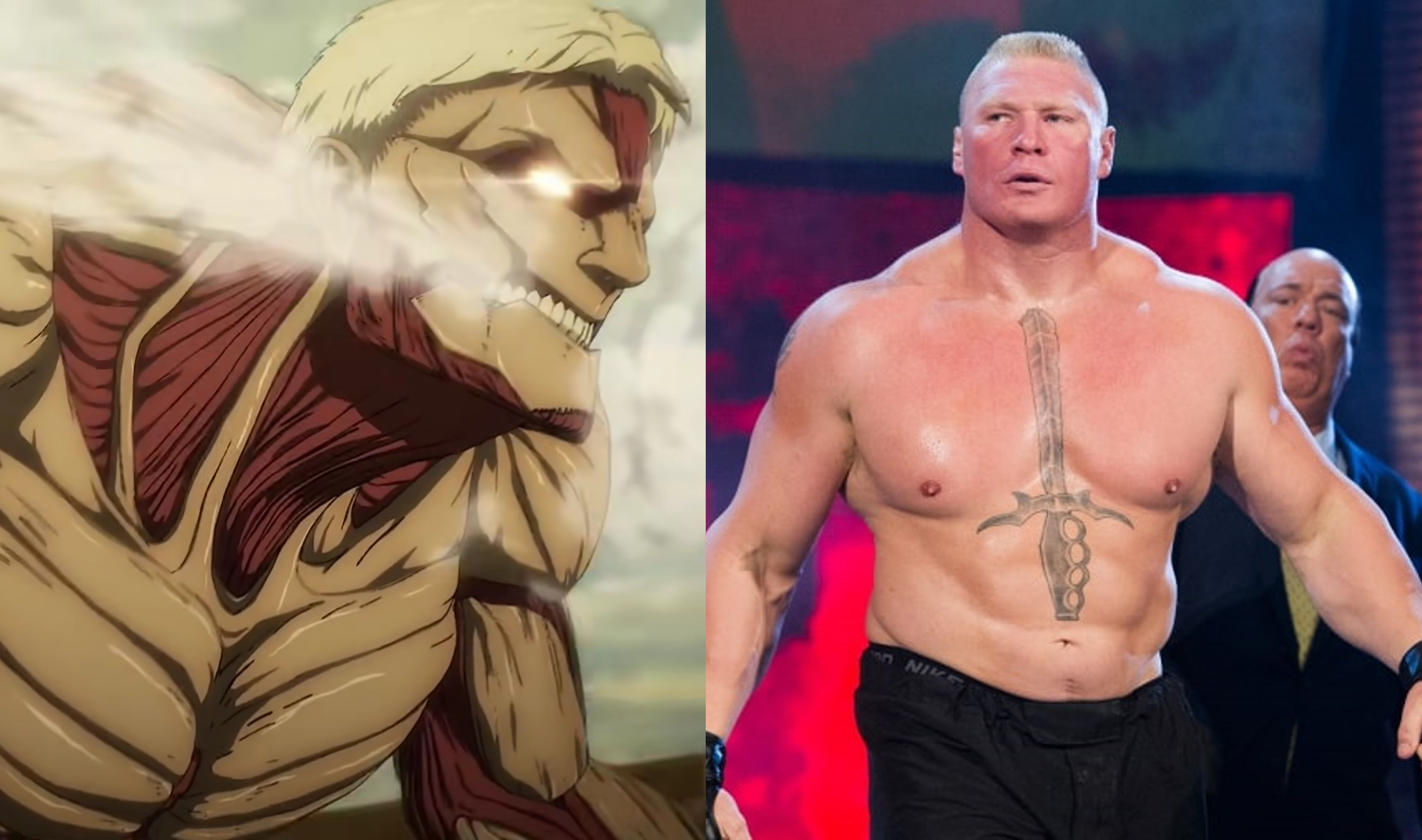 Armored Titan Brock Lesnar