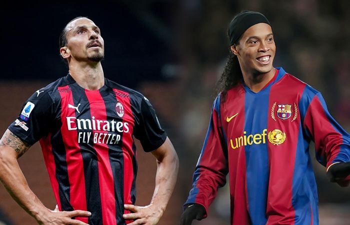 Zlatan Ibrahimovic dan Ronaldinho