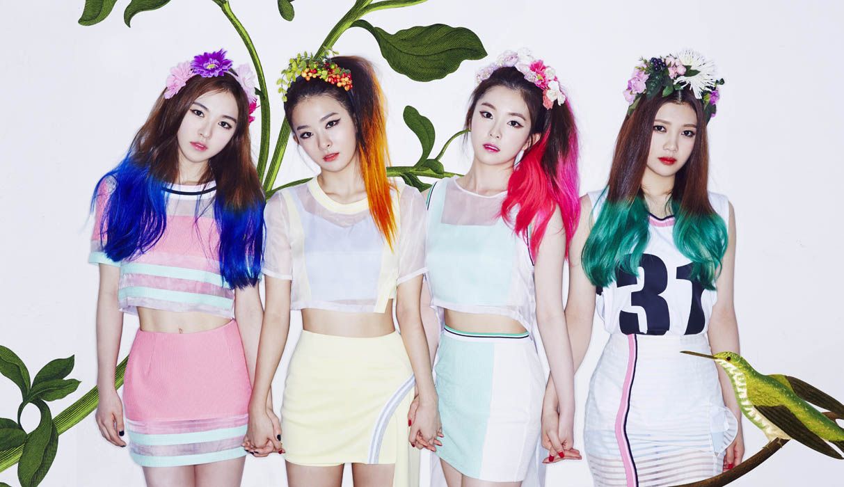 Two-Tone Colored Hair, Red Velvet - Koreaboo.com