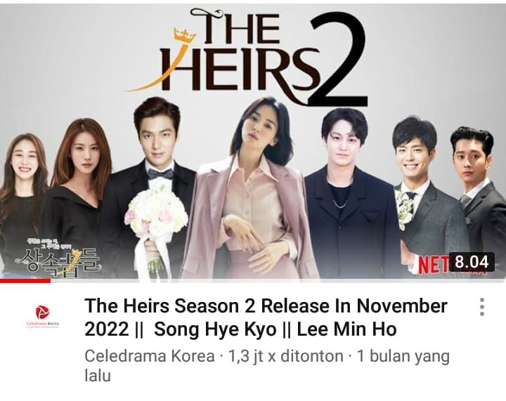 nonton drama korea the heirs sub indo