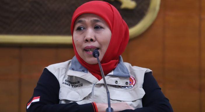 Gubernur Jawa Timur, Khofifah Indar Parawansa.