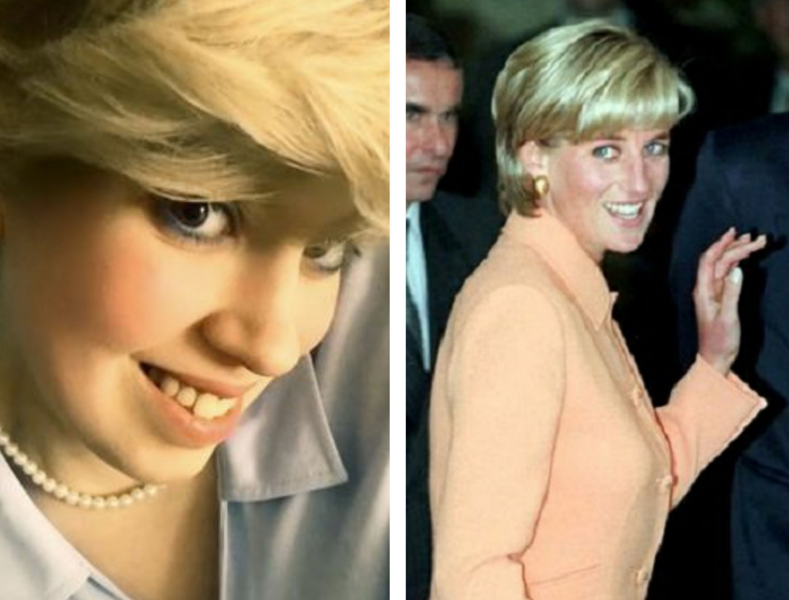 Dia mengklaim orang-orang menghentikannya di jalan untuk menanyakan apakah dia terkait dengan Lady Di (kiri) - Putri Diana, yang meninggal pada tahun 1997, dikenal karena gaya ikoniknya./