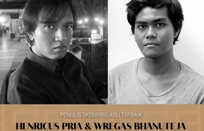 Henricus Pria dan Wregas Bhanuteja raih Penulis Skenario Asli Terbaik Piala Citra 2021