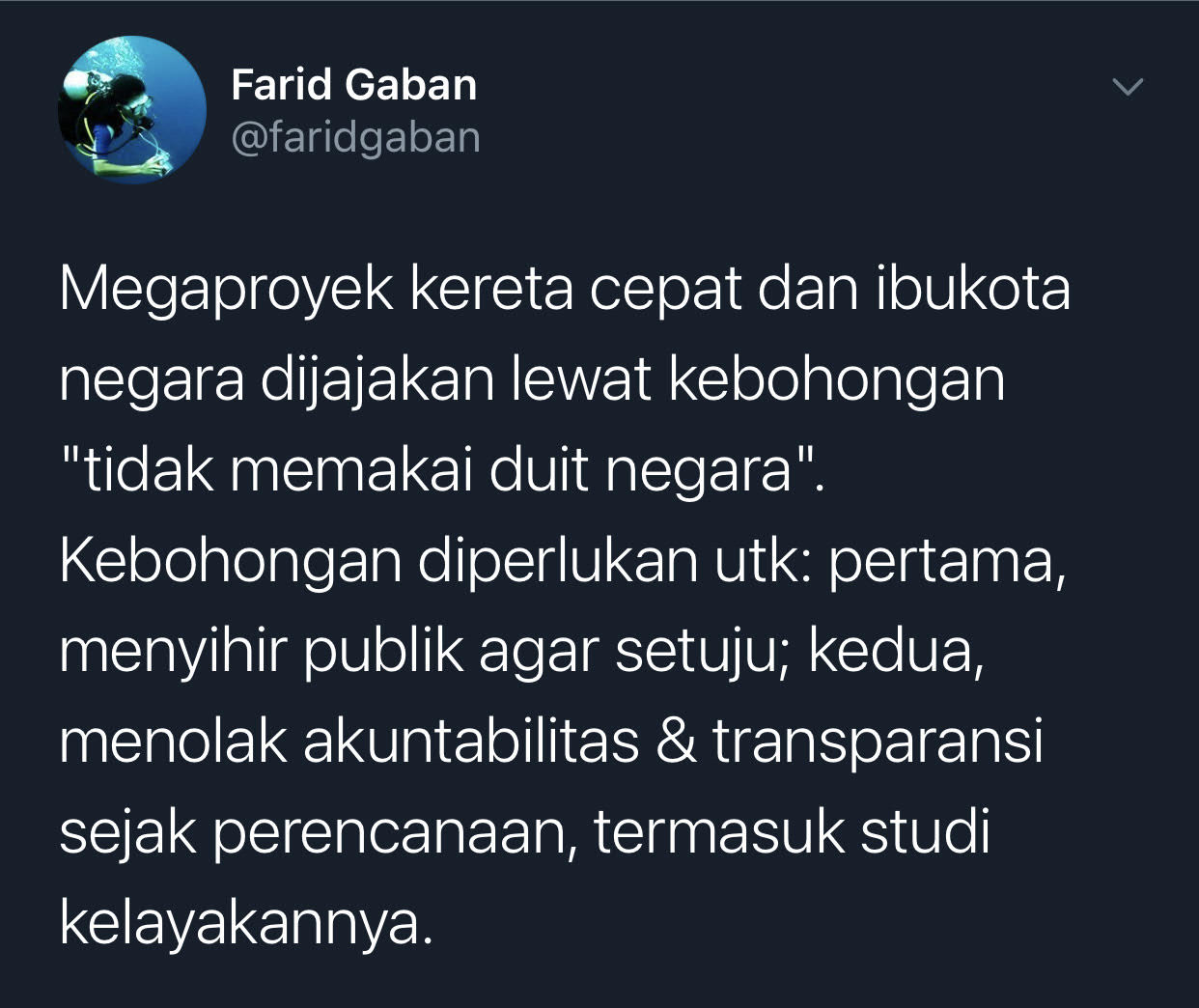 Cuitan Farid Gaban.