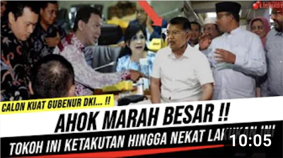 Viral video yang mengatakan Ahok jadi calon kuat Gubernur DKI Jakarta