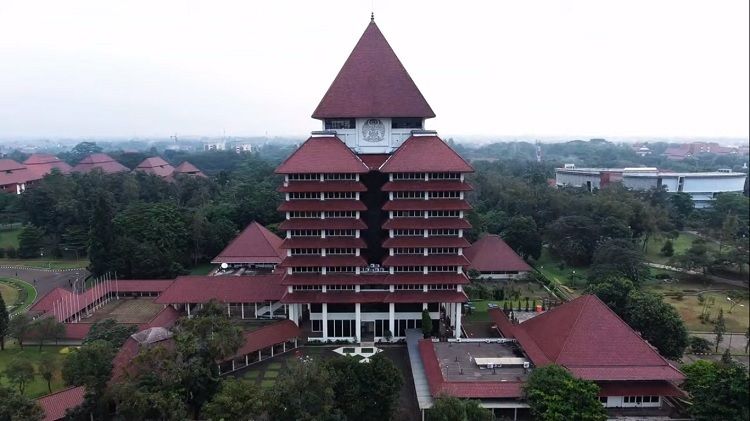 Potret Universitas Indonesia, salah satu perguruan tinggi terbaik di Indonesia versi Webometrics. 