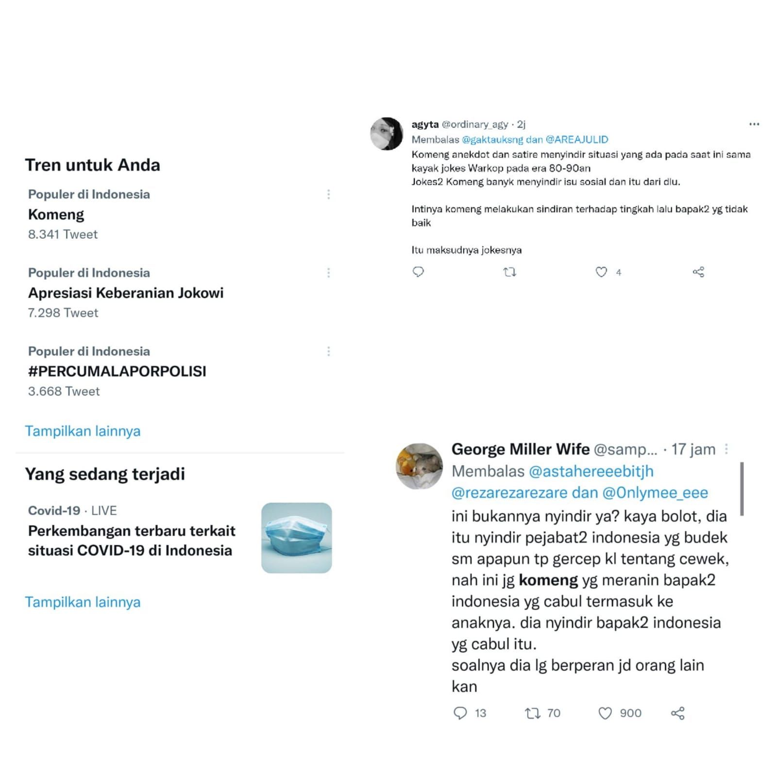 Komeng Trending Di Twitter Gara Gara Lawakannya Netizen Ramai Bahas