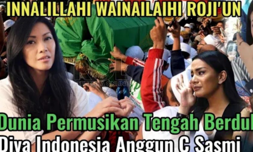 Thumbnail salah satu video YouTube tentang kabar duka Anggun C Sasmi.