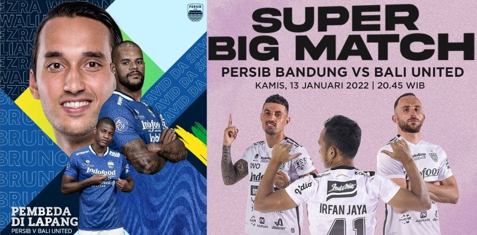 LIVE Streaming Persib vs Bali United, Prediksi, Skor, Susunan Pemain Laga Liga 1 BRI 2021 Malam Ini/