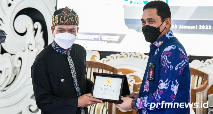 Bupati Bandung Dadang Supriatna usai dialog bersama BNPT, Kamis 13 Januari 2022