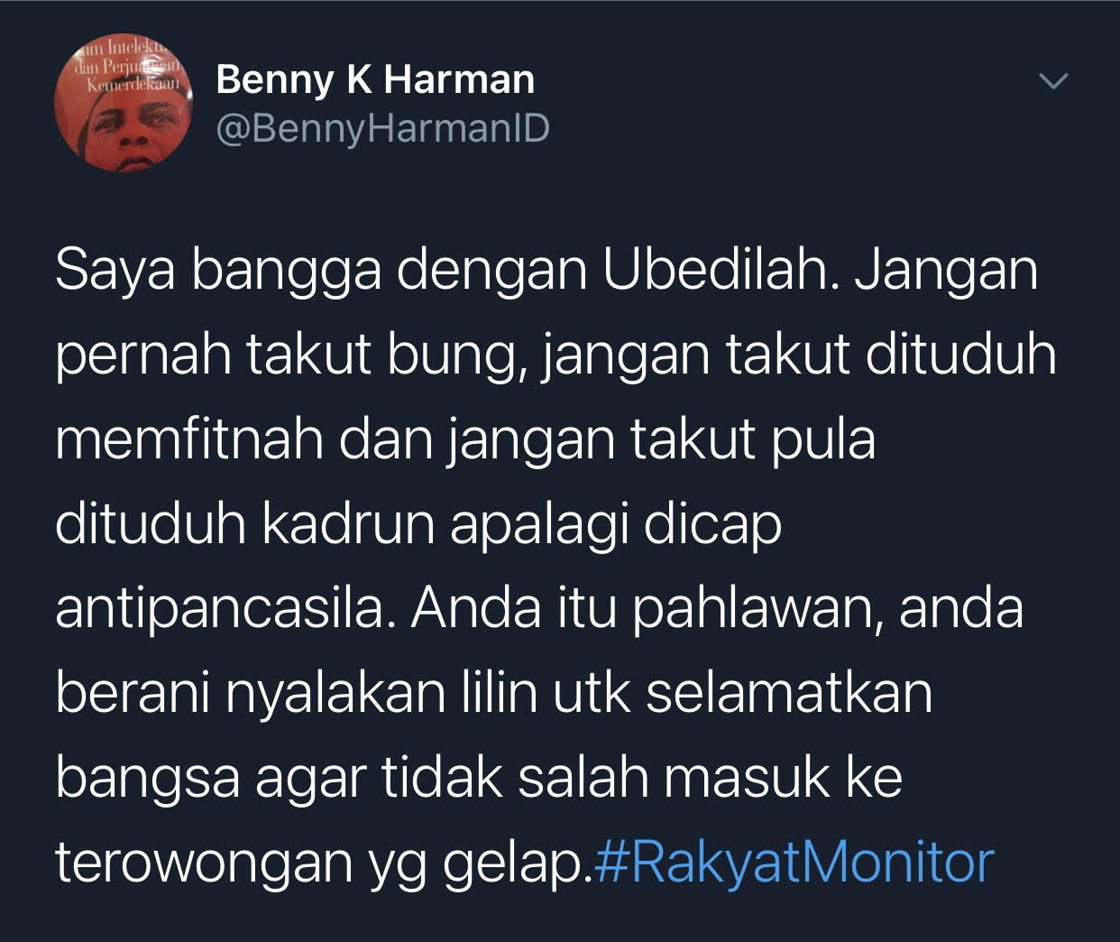 Cuitan Benny Harman soal Ubedilah Badrun dituding simpatisan PKS usai laporkan Gibran dan Kaesang ke KPK.