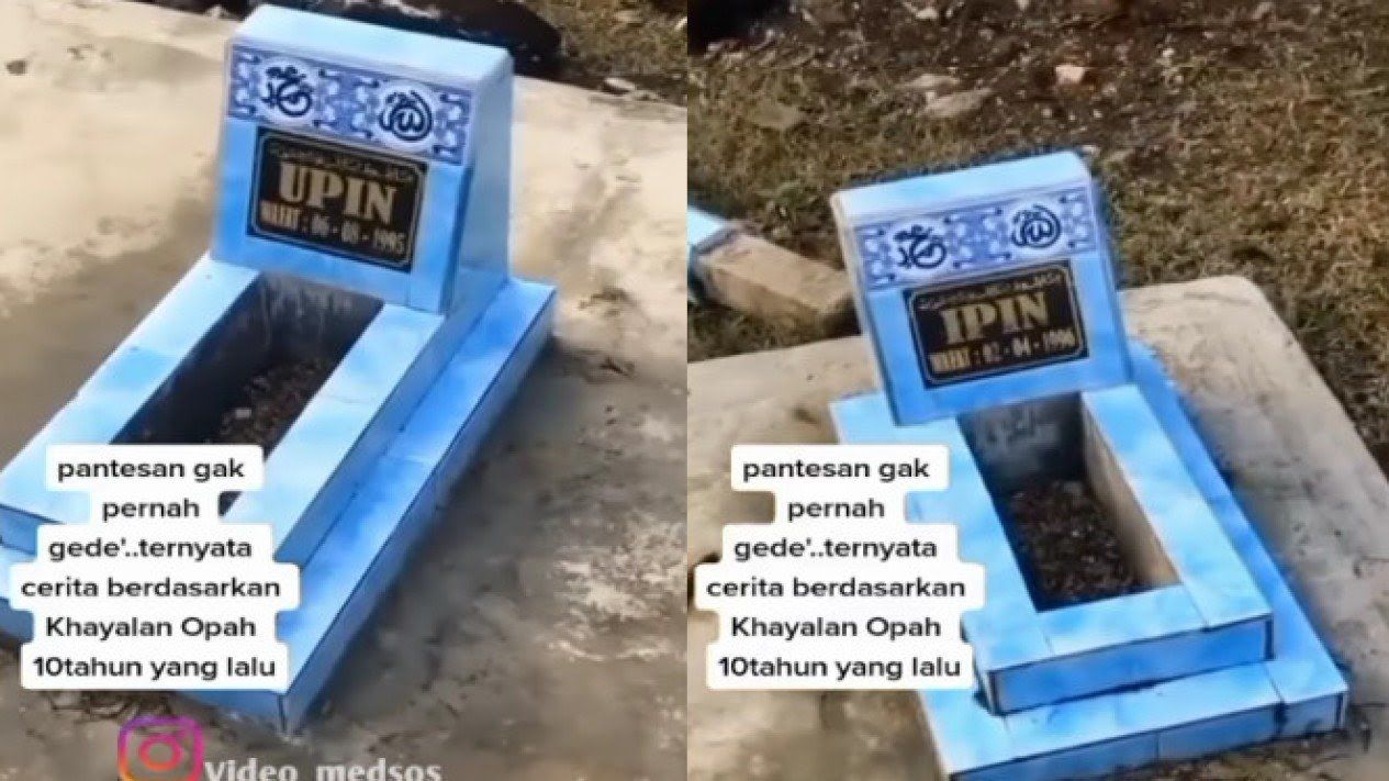 Lokasi Kuburan Ipin Upin yang Viral di Tiktok jadi Buruan Warganet, Mau Ziarah Kubur sampai Yasinan/tangkapan layar instagram/@video_medsos