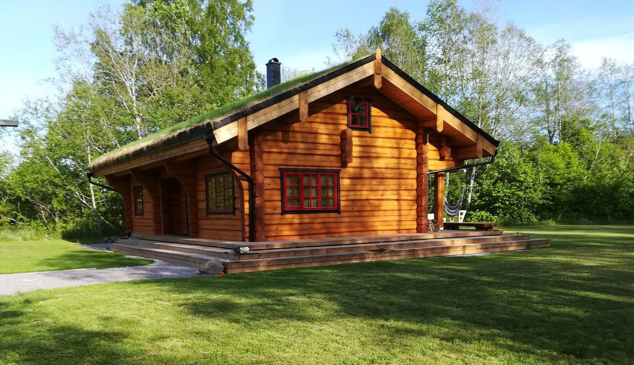 Desain rumah kayu dengan sentuhan interior khas Skandinavia