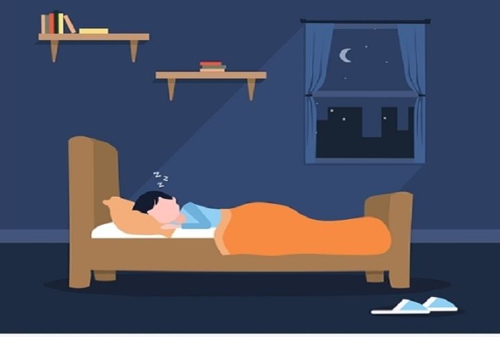 Ilustrasi orang tidur terkait sejumlah fakta psikologis tentang mimpi yang dialami manusia.