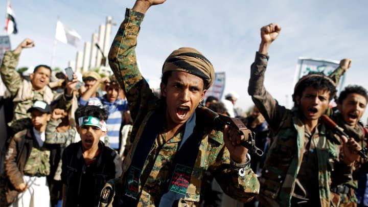 Pendukung gerakan Houthi