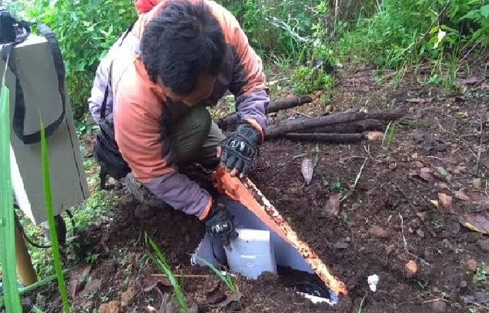 Alat pemantauan aktivitas kegempaan yang hilang di Gunung Sumbing