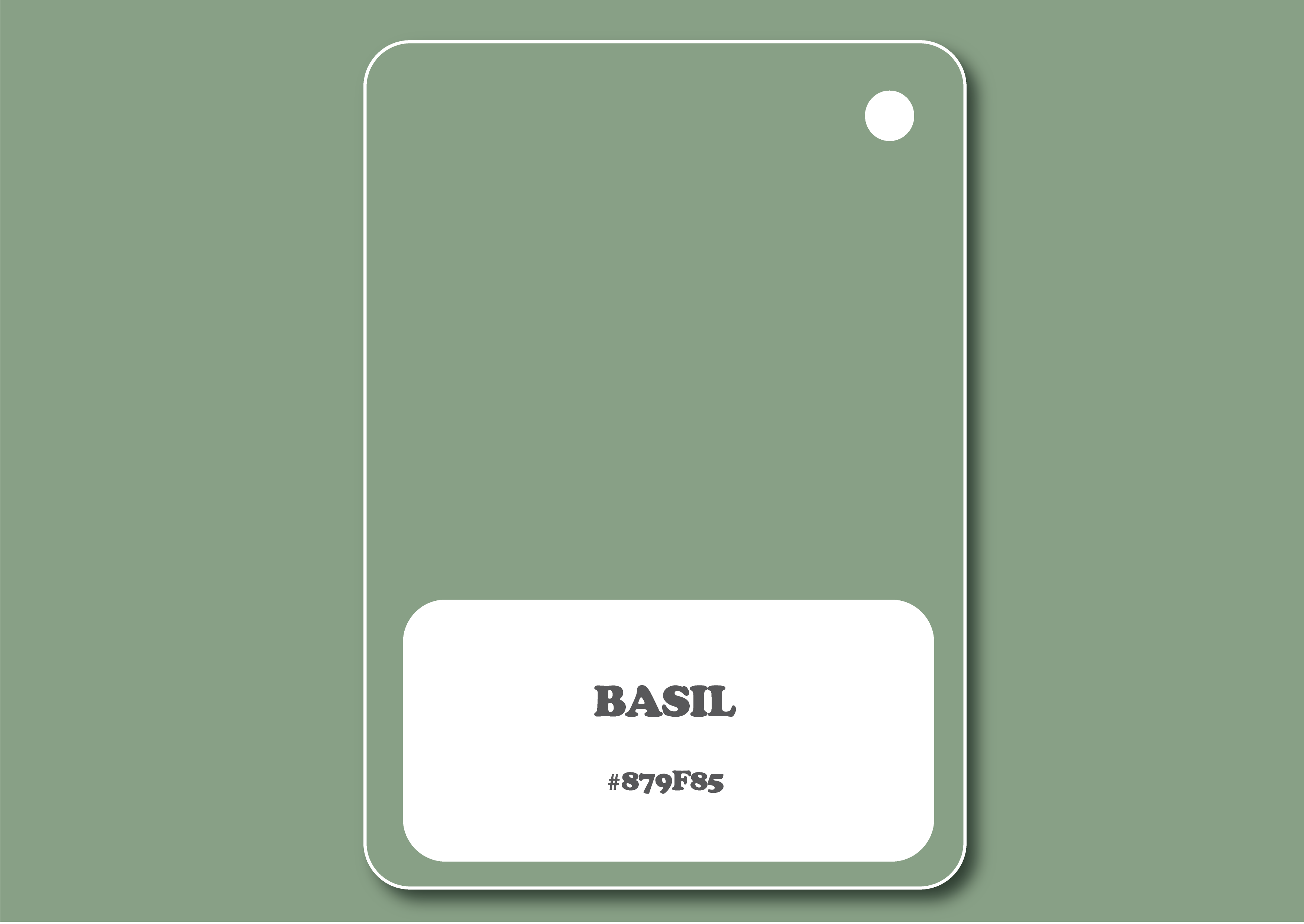 Pantone Basil