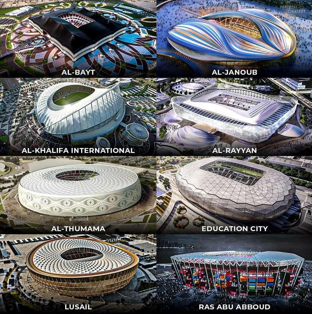 Stadion yang digunakan dalam Piala Dunia Qatar 2022