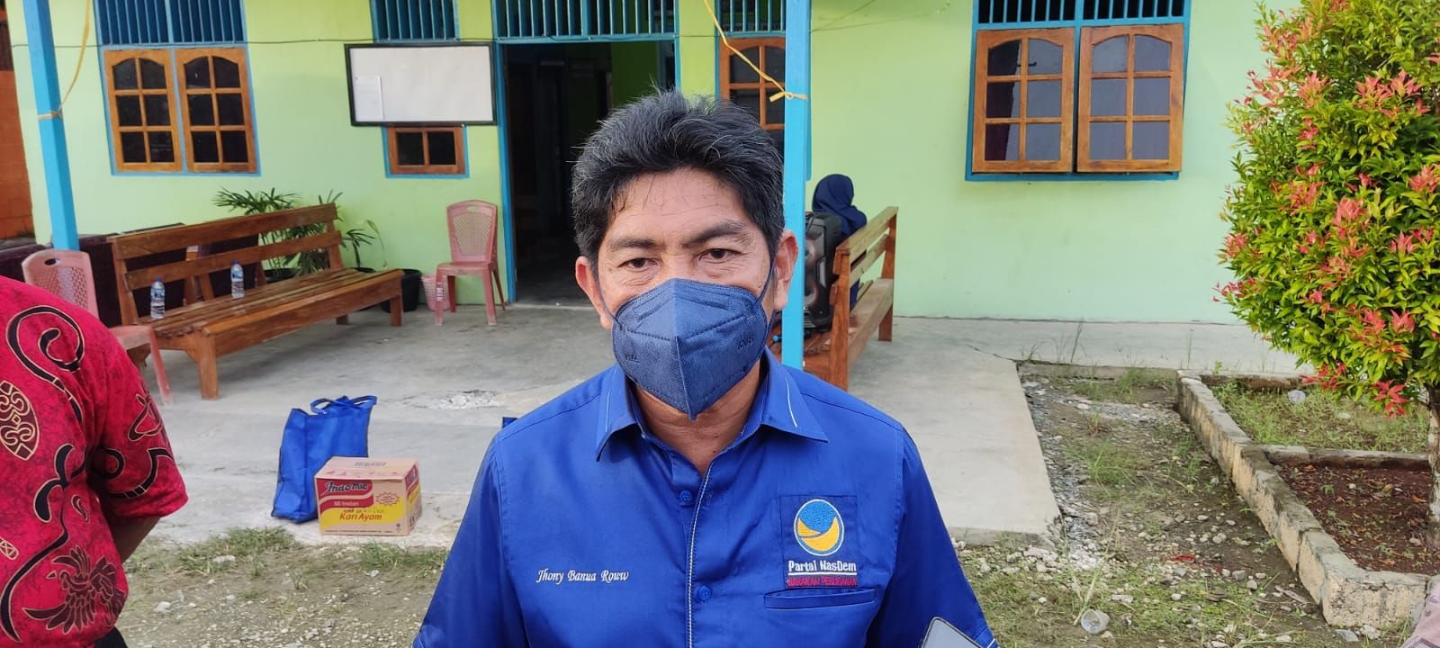 Ketua DPR Papua, Jhony Banua Rouw.  Richard (PP)