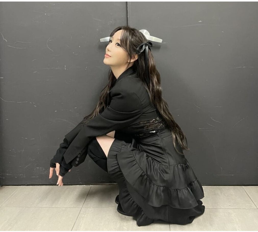 Foto Kei mantan anggota Lovelyz yang bocor di medi sosial tentang musikal Death Note