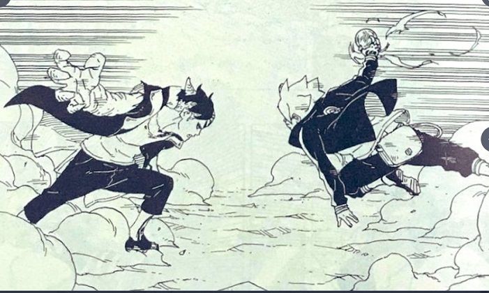Kawaki akan melawan Borushiki