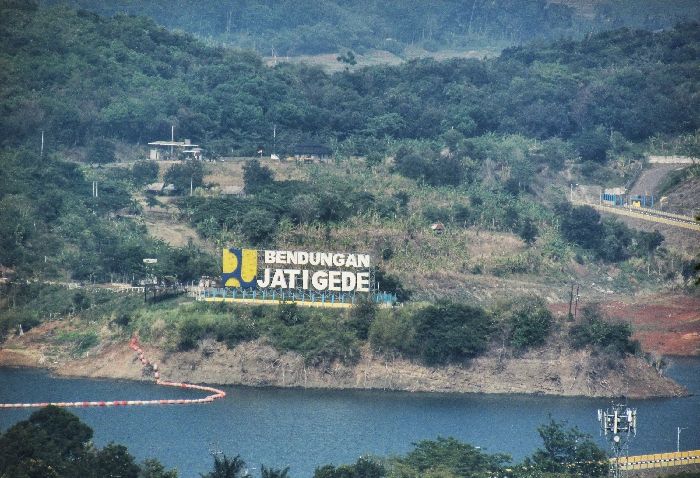 Tampak Kawasan Tanjung Duriat Waduk Jatigede Sumedang.
