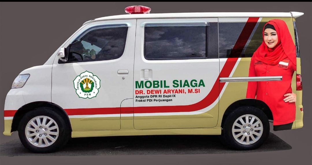 Mobil siaga yang diserahkan kepada IPSM yang diperuntukkan bagi warga Kabupaten Tegal 