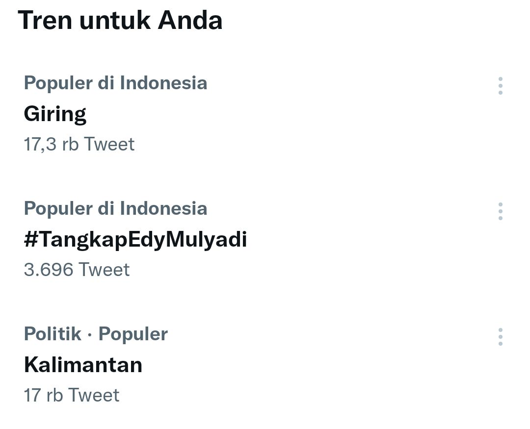 Tagar Tangkap Edy Mulyadi trending di Twitter