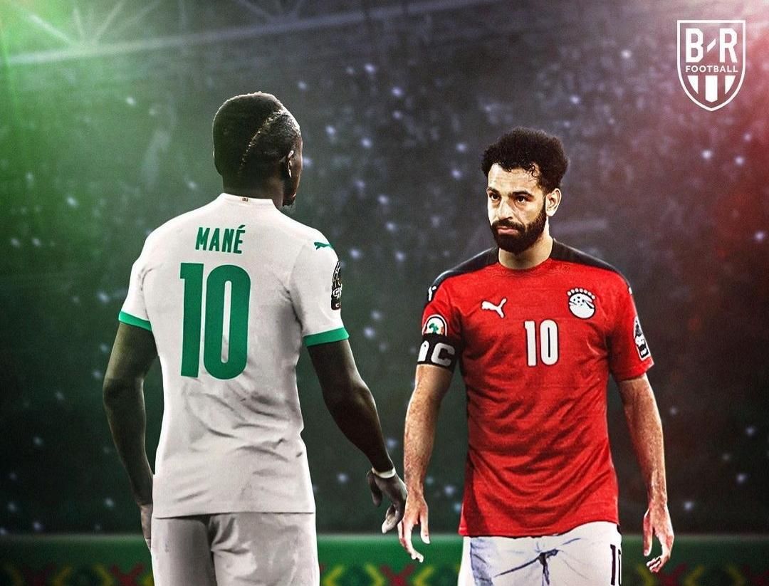 Mohamed Salah akan melawan rekan klubnya, Sadio Mane, di babak play-off Piala Dunia 2022/instagram @brfootball