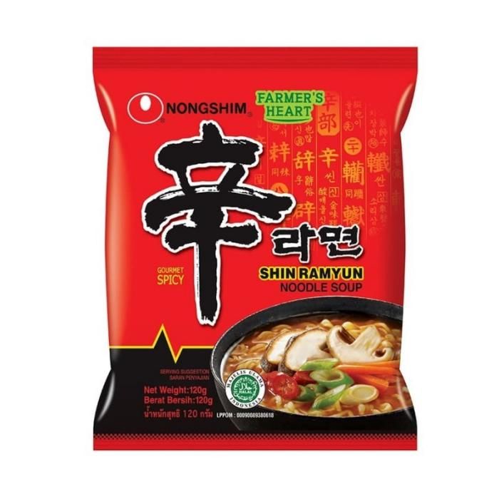 NongShim Shin Ramyun Noodle Soup - Ramen Instan Halal