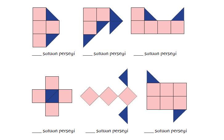 Kunci jawaban Matematika Tema 7 kelas 3 SD MI halaman 28 subtema 1 pembelajaran 3 luas permukaan bidang