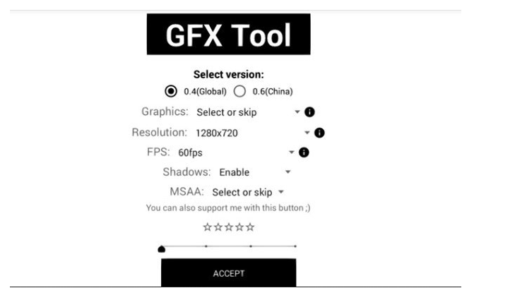 aplikasi GFX Tool atau GL Tools