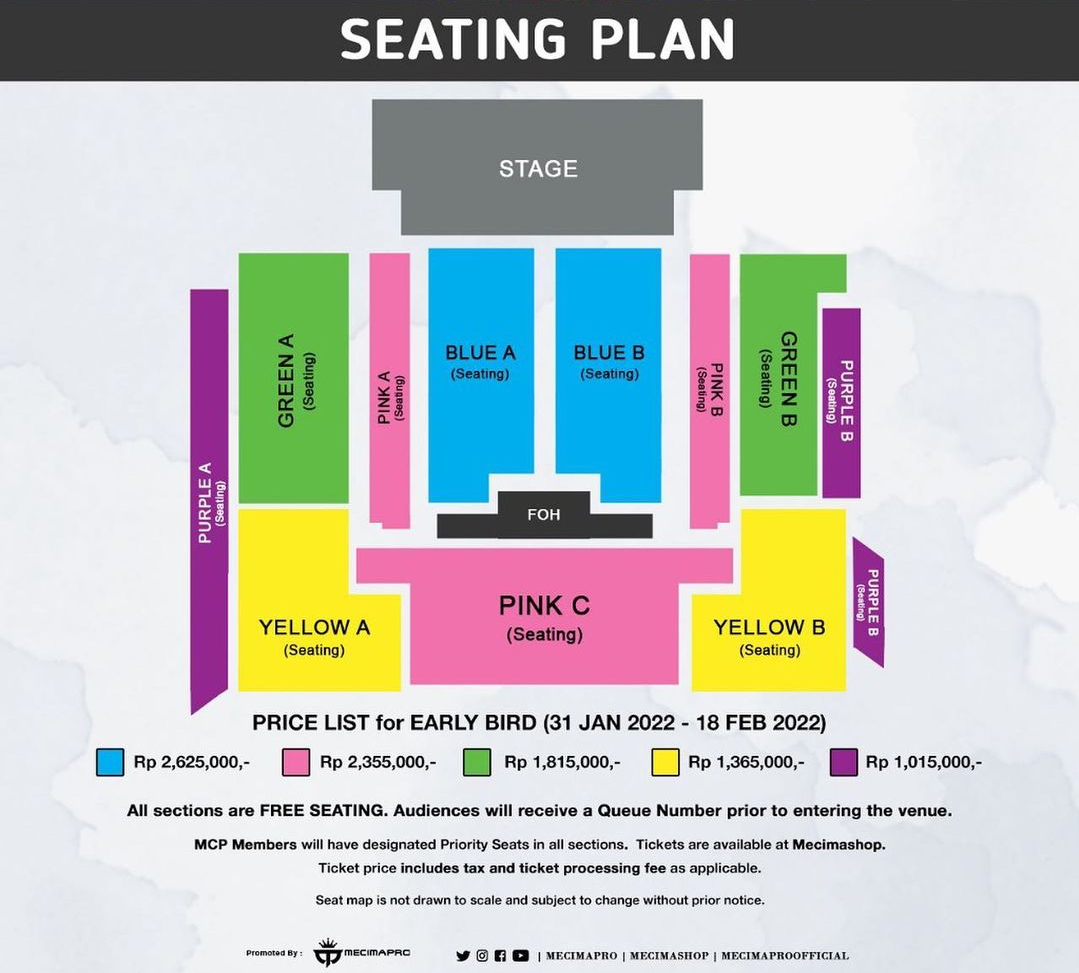 Konser Saranghaeyo Indonesia 2022 Resmi Rilis Harga Tiket dan Seating Plan