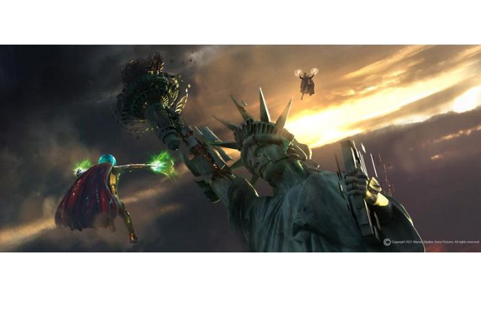 Art yang memperlihatkan Doctor Strange melawan Mysterio.