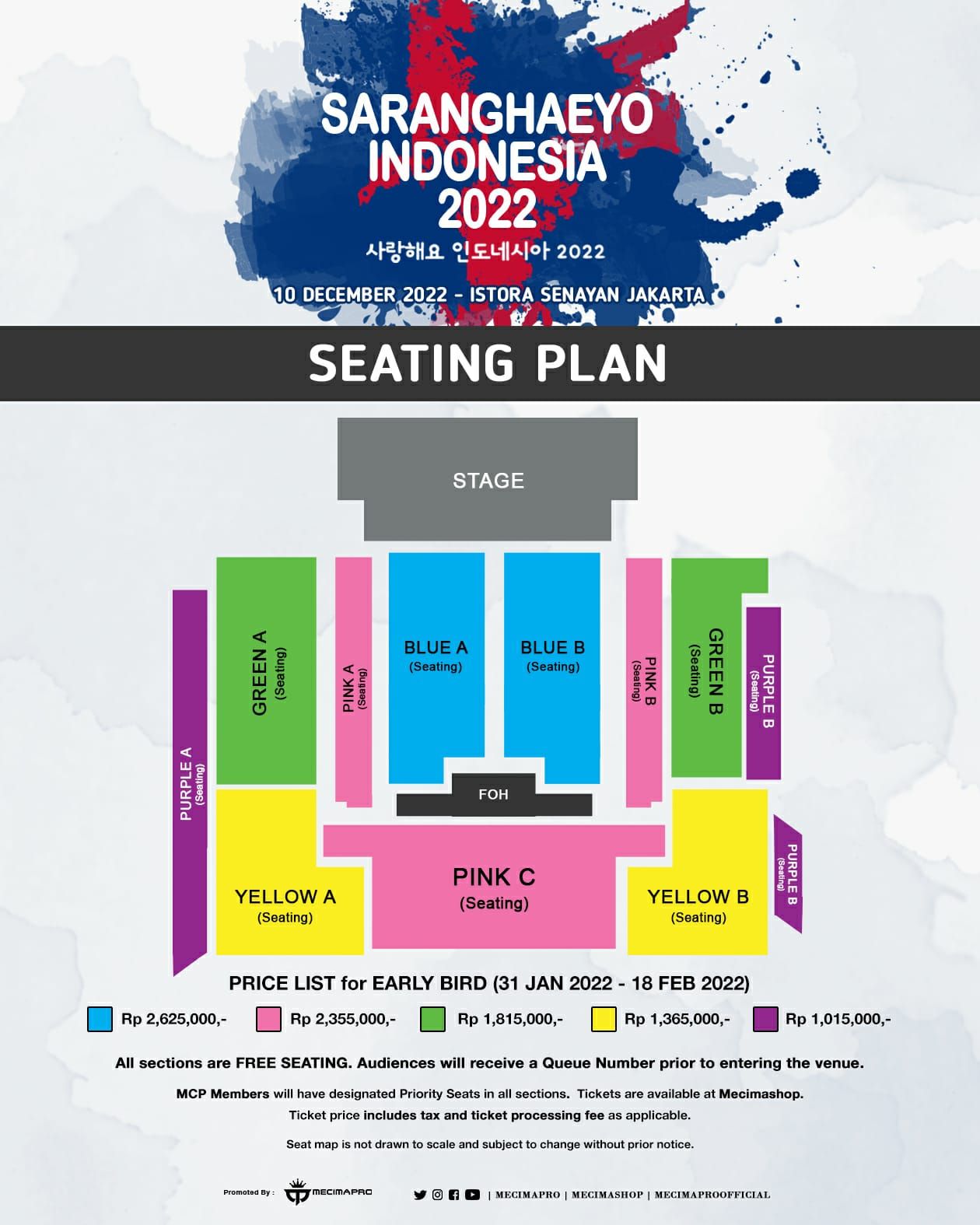 Konser Saranghaeyo Indonesia 2022 Siap Jual Tiket Tanpa Line Up