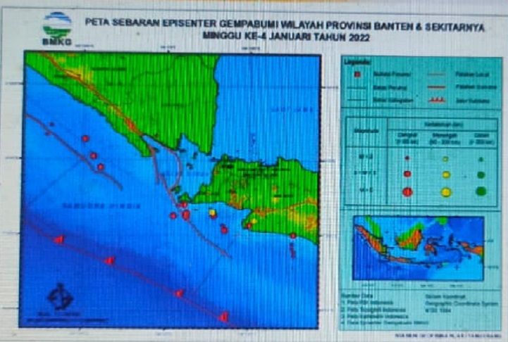 24 Gempa Bumi Guncang Banten Dan Sekitarnya Bmkg Dominan Terjadi Di