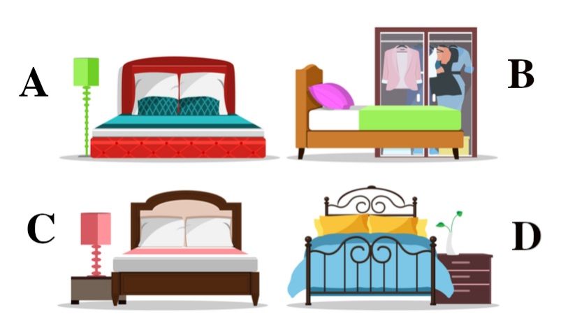 Tes Kepribadian melalui pilihan gambar tempat tidur.