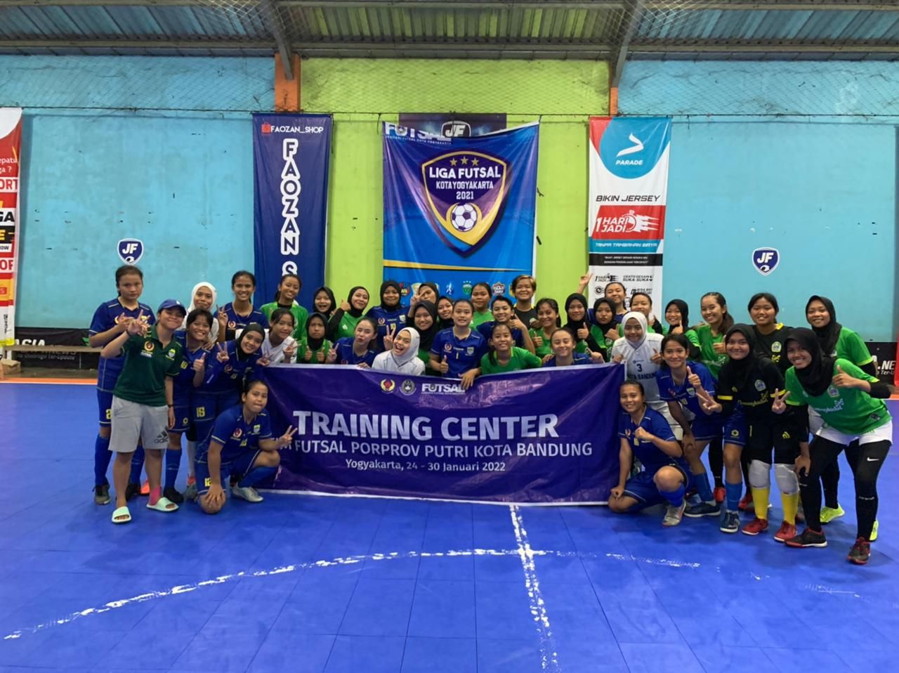 Tim Putri Kota Bandung menggelar TC di Yogyakarta 