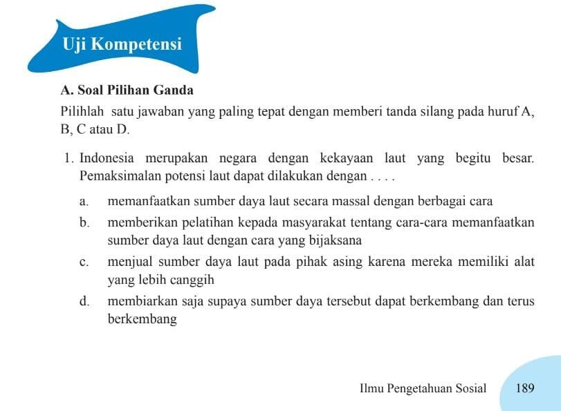 Kunci Jawaban IPS Halaman 189 190 191 Kelas 8 SMP Uji Kompetensi 3, Indonesia dan ASEAN - Ringtimes Banyuwangi