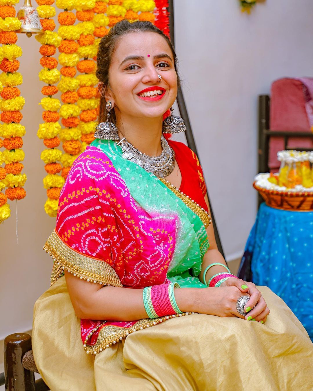Bhavini Purohit menjalani serangkaian prosesi pernikahan.