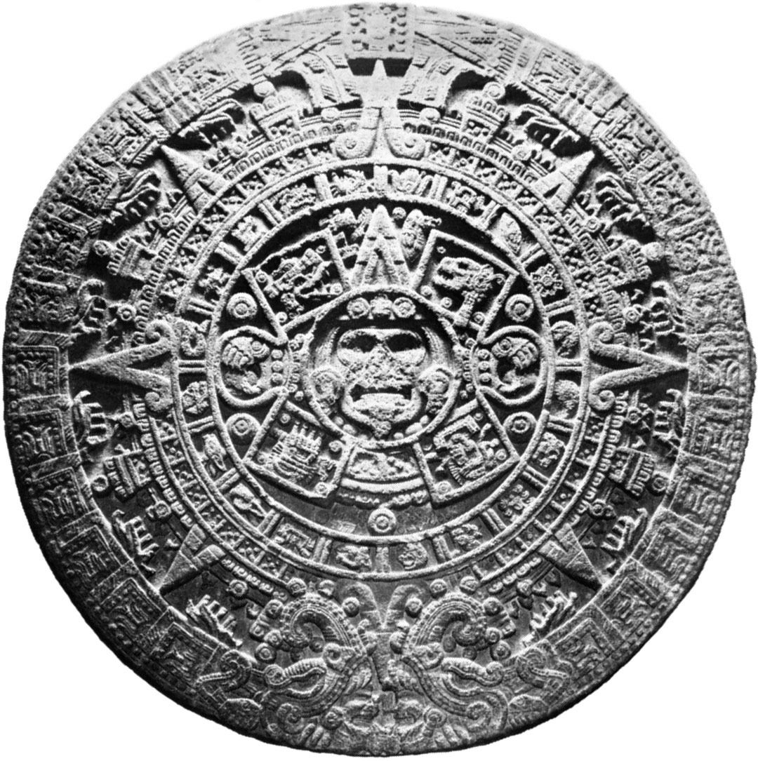Salah satu lambang kalender Suku Maya