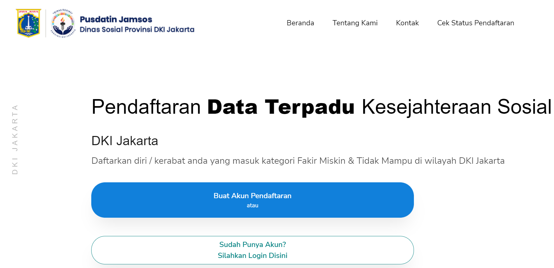 Pendaftaran DTKS Jakarta Dibuka! Segera Daftar Di Tahap 2 Dengan Cara ...