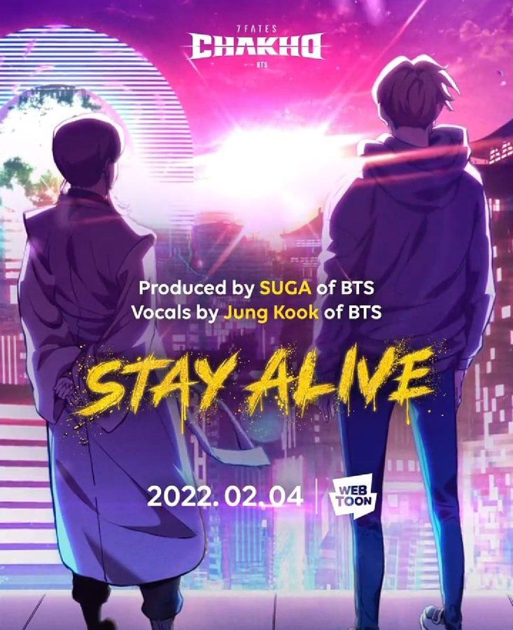 Webtoon BTS ‘7 Fates Chakho’ Rilis Lagu ‘Stay Alive’ Kolaborasi Jungkook dan Suga