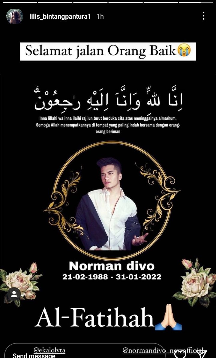 Kabar Duka, Norman Divo Bintang Pantura 2 Meninggal Dunia, Lilis BP: Selamat Jalan Orang Baik