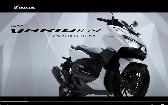 Honda Vario 160 cc dari tangkapan layar kanal youtube Welovehonda Indonesia.