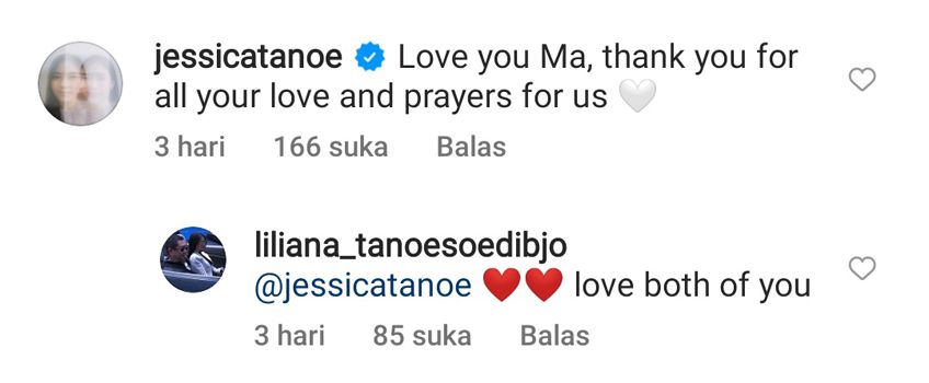 Jessica Tanoesoedibjo Sampaikan Ucapan Terima Kasih atas Wejangan dan Doa dari Liliana Tanoesoedibjo