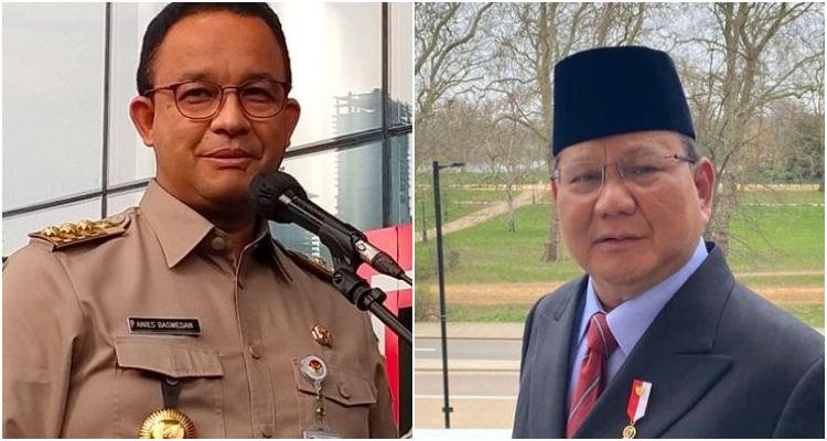 Prabowo dan Anies Baswedan bakal Capres 2024.