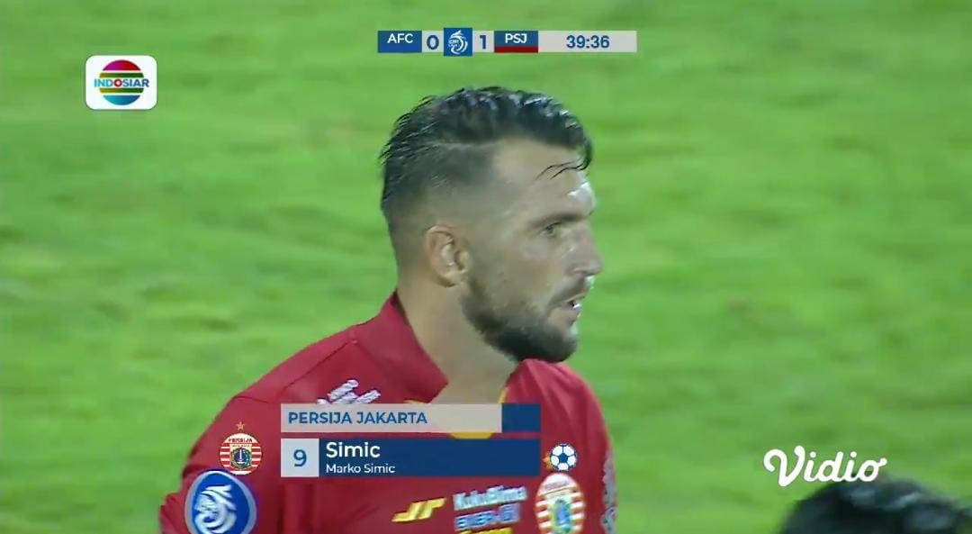 Half Time, Marko Simic Berhasil Cetak Gol, Arema FC Tertinggal 0-1 dari Persija Jakarta